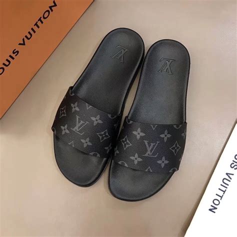 louis vuitton men's slip on shoes|louis vuitton fluffy slides.